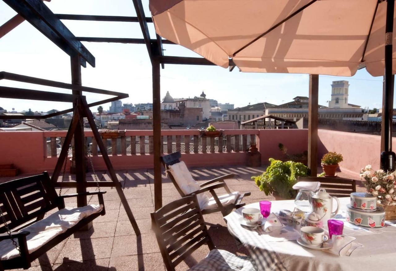 Ferienwohnung Attico In Centro Con Vista Della Torre - Cozy Penthouse Facing To The Tower Oristano Exterior foto